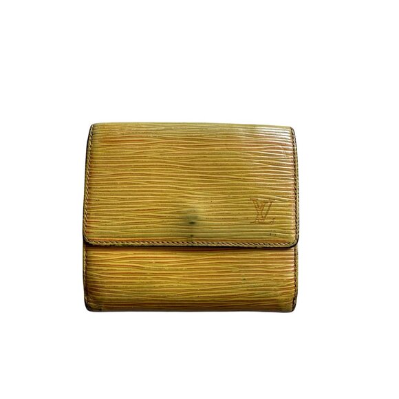 LOUIS VUITTON Yellow Epi Leather Snap Wallet - Picture 2 of 8